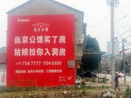  兴文墙体广告在乡镇、农村市场的媒体优势