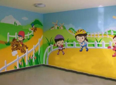  兴文幼儿园墙体彩绘制作流程及注意事项