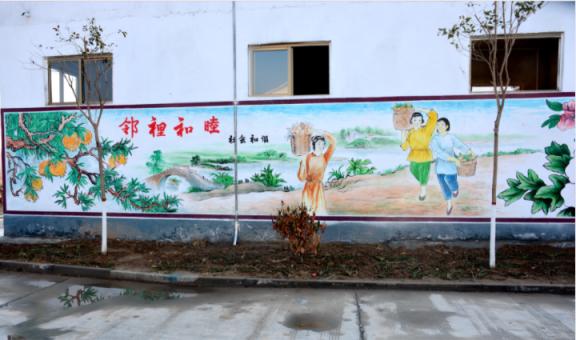 兴文乡镇文化墙 乡风文明焕发新活力