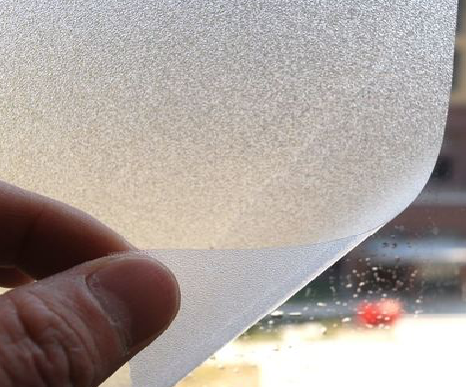  兴文玻璃门外面粘广告用什么材料好？